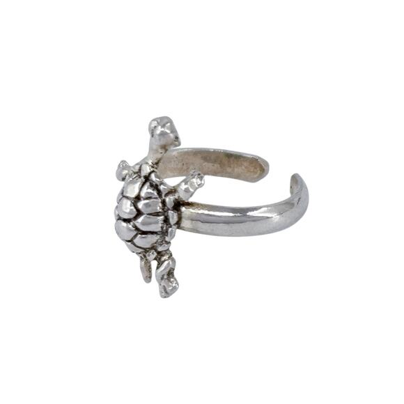 Turtle Ear Cuff | Vintage Sterling Silver 925 - Picture 7 of 9